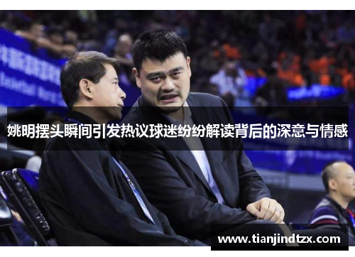 姚明摆头瞬间引发热议球迷纷纷解读背后的深意与情感